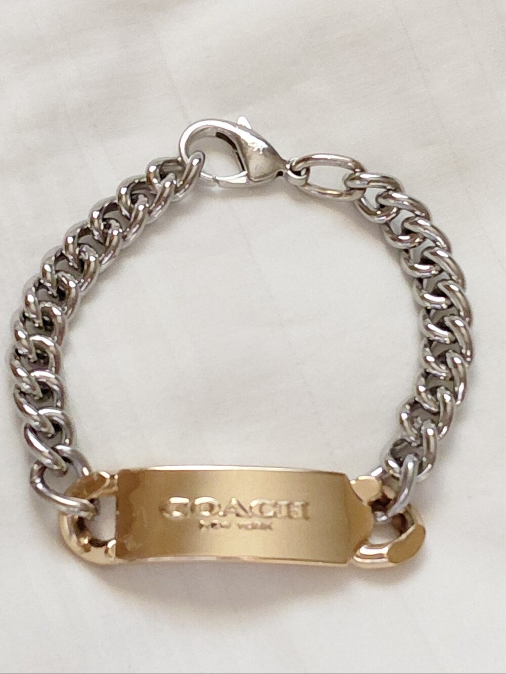Coach Gold Silver Bracelet